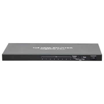 Allows the connection of multiple HDMI displays to a single HDMI source with no loss of signal quality. This splitter is ideally used for conference centres, sports bars, concerts, board rooms and other distributed AV applications where multiple displays are required.
