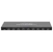 Allows the connection of multiple HDMI displays to a single HDMI source with no loss of signal quality. This splitter is ideally used for conference centres, sports bars, concerts, board rooms and other distributed AV applications where multiple displays are required.