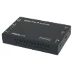 HDMI Over IP Extender is based on AV over IP solution for distribution of one HD content to one HD display device or to multiple HD display devices over a standard 1G network switcher, and extends distance up to 150m between transmitter and receiver via a Cat5e/6 cable.