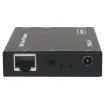 HDMI Over IP Extender is based on AV over IP solution for distribution of one HD content to one HD display device or to multiple HD display devices over a standard 1G network switcher, and extends distance up to 150m between transmitter and receiver via a Cat5e/6 cable.