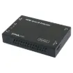 HDMI Over IP Extender is based on AV over IP solution for distribution of one HD content to one HD display device or to multiple HD display devices over a standard 1G network switcher, and extends distance up to 150m between transmitter and receiver via a Cat5e/6 cable.