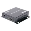 This HDMI transmitter and receiver system can be used as a simple point to point extender or integrated into an existing home or business ethernet system enabling several receivers to be connected to one transmitter.