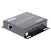 This HDMI transmitter and receiver system can be used as a simple point to point extender or integrated into an existing home or business ethernet system enabling several receivers to be connected to one transmitter.