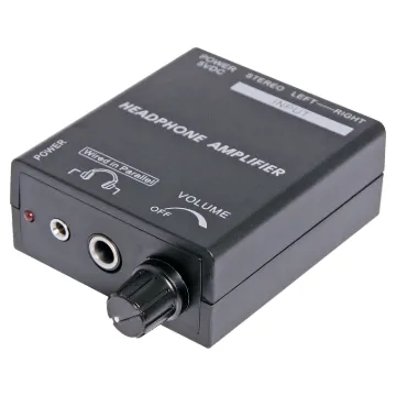 This single channel headphone amplifier is ideal for systems requiring additional audio level due to impedance differences between the audio source and headphone.