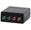 Permits audio & video transmission over Cat 5/6 cable. Applications include LCD monitors, plasma screens & projectors. 4 x RCA inputs & RJ45 connection. No power required. Transmission distance up to 100m depending on resolution required. Two units are required to form a link. Sold individually.