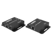 This extender can send HD video/audio signal and IR control up to 70m@1080p, and 40m@4K30 resolution via a single CAT5e/6 cable with zero-delay and uncompressed transmission. The HDMI loop output can be cascaded to the next extender, supporting resolution up to 4K@30Hz.