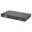 This HDBaseT UTP balun allows transmission of 4K HDMI signals up to 70m with full audio-return-channel (ARC) support and RS-232 control signals.