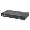 This HDBaseT UTP balun allows transmission of 4K HDMI signals up to 70m with full audio-return-channel (ARC) support and RS-232 control signals.