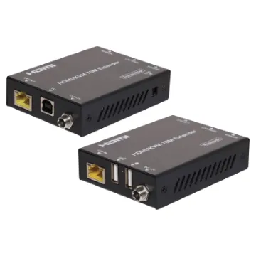 This product is designed to extend HDMI signals over distances up to 70m using Cat6/6a cabling. In addition it also allows USB peripherals to control a connected computer from the receiver end.