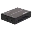 This product is designed to extend HDMI signals over distances up to 70m using Cat6/6a cabling. In addition it also allows USB peripherals to control a connected computer from the receiver end.