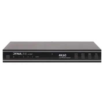 This product is designed for the purpose of connecting four 4K @ 60Hz UHD HDMI sources, and displaying each on a single display
