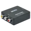 This handy box provides a way to connect older AV devices (such as retro gaming consoles, VCRs & camcorders)  to HDMI inputs and upscales the signal to 1080p @ 60Hz. 720p/1080p selectable.  USB powered.