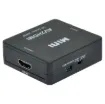 This handy box provides a way to connect older AV devices (such as retro gaming consoles, VCRs & camcorders)  to HDMI inputs and upscales the signal to 1080p @ 60Hz. 720p/1080p selectable.  USB powered.