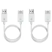These wireless extension cables provide a simple way to send 1080p 60Hz signals from a HDMI source device to TV or monitor in another room up to 50m away (line-of-sight).
