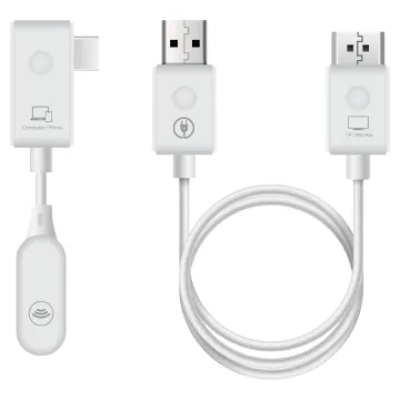 HDMI wireless sender capable of sending 1080p 60Hz signals from your device to a TV or monitor in another room up to 50m away (line-of-sight).