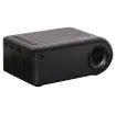 This compact projector offers excellent LED picture quality with 800x480p resolution for screens up to 4m (170”) wide!