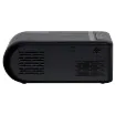 This compact projector offers excellent LED picture quality with 800x480p resolution for screens up to 4m (170”) wide!