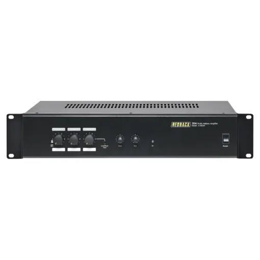 A staple of the Redback range since we first started, the 30W amplifier meets the requirements of small to medium public address installations. Rack mount version of Redback A 4024A.