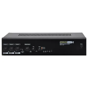 Designed to meet the requirements of medium sized professional public address installations, delivering an output power of 40W RMS respectively.