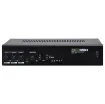 Designed to meet the requirements of medium sized professional public address installations, delivering an output power of 100W RMS respectively.