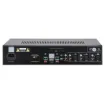 Designed to meet the requirements of medium sized professional public address installations, delivering an output power of 100W RMS respectively.
