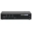 Packed with features, this super compact stereo amp is ideally suited to classrooms, boardrooms, boutiques, reception areas or anywhere a small functional stereo system is required.