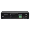 Packed with features, this super compact stereo amp is ideally suited to classrooms, boardrooms, boutiques, reception areas or anywhere a small functional stereo system is required.