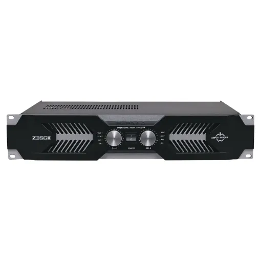 The Apple series Biema power amplifiers are a cost effective solution for demanding commercial audio applications. These non-bridgeable models are designed to be used as standard 2 channel or stereo amplifiers. The design incorporates a fan forced cooling sys