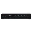 Ideal for small businesses or simple multi-zone home audio systems. Switch between up to 4 different audio sources - connect up to 8 speakers. Toslink digital audio input for TV audio. Great for background music use. Also fitted with 6.35mm microphone connection.
