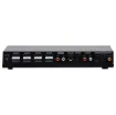 Ideal for small businesses or simple multi-zone home audio systems. Switch between up to 4 different audio sources - connect up to 8 speakers. Toslink digital audio input for TV audio. Great for background music use. Also fitted with 6.35mm microphone connection.