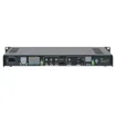 This compact 30W 1RU rack mount amplifiers is suitable for both stand alone PA system use, or as zone amplifiers in larger systems requiring local inputs. Operates on 240V ac or 24V dc for battery backup operation.
