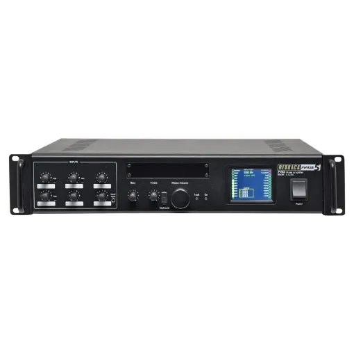 Engineered for professional PA installations, the A 4285B conservatively delivers 250W RMS power. Including three levels of input priority, bass and treble controls and phantom powering capability enable unparalleled flexibility for a wide scope of applications such as schools, shopping centres, workshops, mine sites and office buildings.