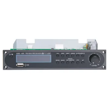 A plug-in AM/FM tuner module to suit all JDM public address amplifiers.
