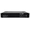 Consists of 2 x 125 Watt amplifiers in a single chassis. Ideal for multi-zone 100V PA requirements. Manufactured in Australia to stringent engineering criteria, the Phase 5 amplifier series exhibit quite remarkable performance and outstanding reliability.