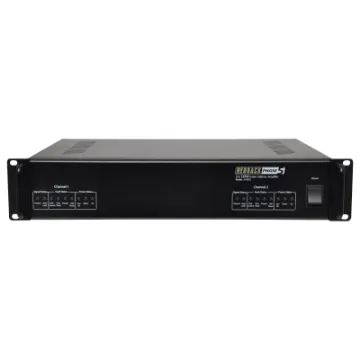 Consists of 2 x 125 Watt amplifiers in a single chassis. Ideal for multi-zone 100V PA requirements. Manufactured in Australia to stringent engineering criteria, the Phase 5 amplifier series exhibit quite remarkable performance and outstanding reliability.