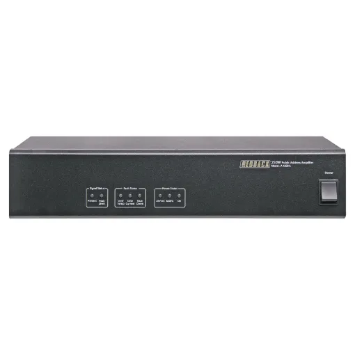 This range of booster amplifiers are ideal for installations requiring high power zone amplifiers. Simply choose a power rating according to the wattage required for each zone.