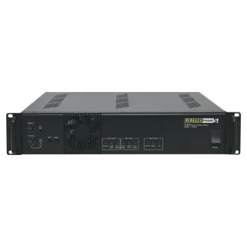 The Redback A 4395 is a 500 Watt Mixer amplifier for installations requiring a high power zone amplifier. Ideally suited for use in shopping centres, pedestrian precincts, public transport facilities and convention centres.