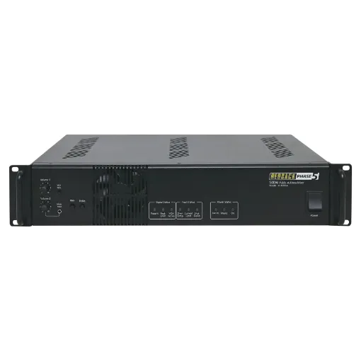 The Redback A 4395 is a 500 Watt Mixer amplifier for installations requiring a high power zone amplifier. Ideally suited for use in shopping centres, pedestrian precincts, public transport facilities and convention centres.