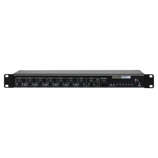 This unique Redback PA mixer features four input channels which are user selectable for either balanced mic, line or auxiliary use. In addition it incorporates a four channel SD card based message player making it an excellent choice for retail, supermarkets, hardware stores and more.