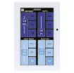 This 4.3" touchscreen control wall plate allows for remote source selection and level control in Redback source control systems (currently compatible with A4450, A4460 and A4650 systems).