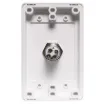 A handy remote pairing plate to suit the Redback A4515/20 BT 5.0 receiver units. Connection is via any standard 4 core cabling back to the main receiver unit. This allows users to remote activate the pairing mode on the Redback A4515/20. Switch is fitted to a standard size Australian single gang electrical wallplate.