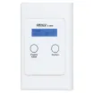 The A4476 wallplate is used to provide local access to presets programmed into the A4480B.