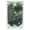 The A4495 wall plate allows remote selection of the A4480B zone input audio source and volume level (1 plate required per zone).