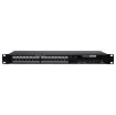 This unit is a very versatile cost effective public address/background music control system which provides audio to up to 16 zones. Backgound music which can be selected to play through any zone is muted when general paging occurs or when an evacuation input overrides the system.
