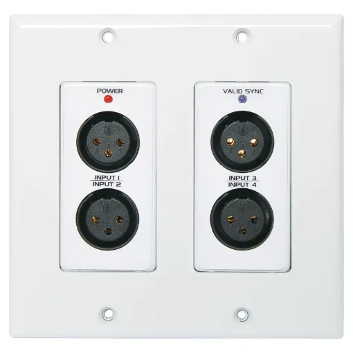 Dante Interface 4 x Mic/Line Inputs, 2 x Line Outputs