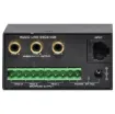 This audio distribution system uses affordable UTP cabling to send up to three balanced inputs (terminal block) or mono RCA signals over long distances.