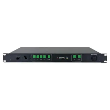 The zone encoder is a 19" rack mount audio encoder which works in conjunction with the Merlaud A4868 touchscreen paging console.