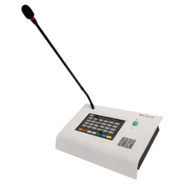 This paging controller is the heart of the system where all commands are initiated. It provides zone PA selection, multi-zone recall, background music (BGM) selection and do not disturb settings.
