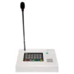This paging controller is the heart of the system where all commands are initiated. It provides zone PA selection, multi-zone recall, background music (BGM) selection and do not disturb settings.