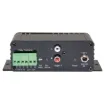 The A 4906 is a versatile unit which accepts either a line level signal, balanced microphone signal or 100V input signal.
The output signal is a line level signal suitable for feeding into an amplifier.
